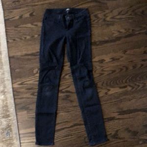 Paige size 24 dark skinny jeans